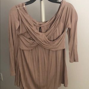 Off the shoulder cross top